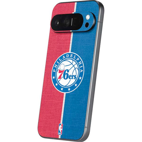 NBA Philadelphia 76ers Canvas Split Pixel 9 Pro XL Skin